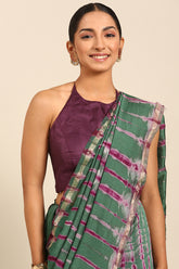 Bela - Mystique Chanderi Cotton Saree SKU EKS58