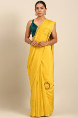 Soorajmukhi - Golden Hour Gajji Silk Saree SKU EKS57