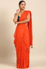 Palash - Sunset Glow Gajji Silk Saree SKU EKS60