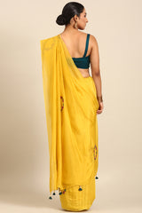 Soorajmukhi - Golden Hour Gajji Silk Saree SKU EKS57